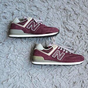 Burgundy 574 New Balance